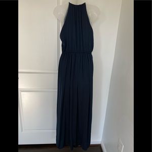 Never worn -Long flowy summer maxi dress with spaghetti halter